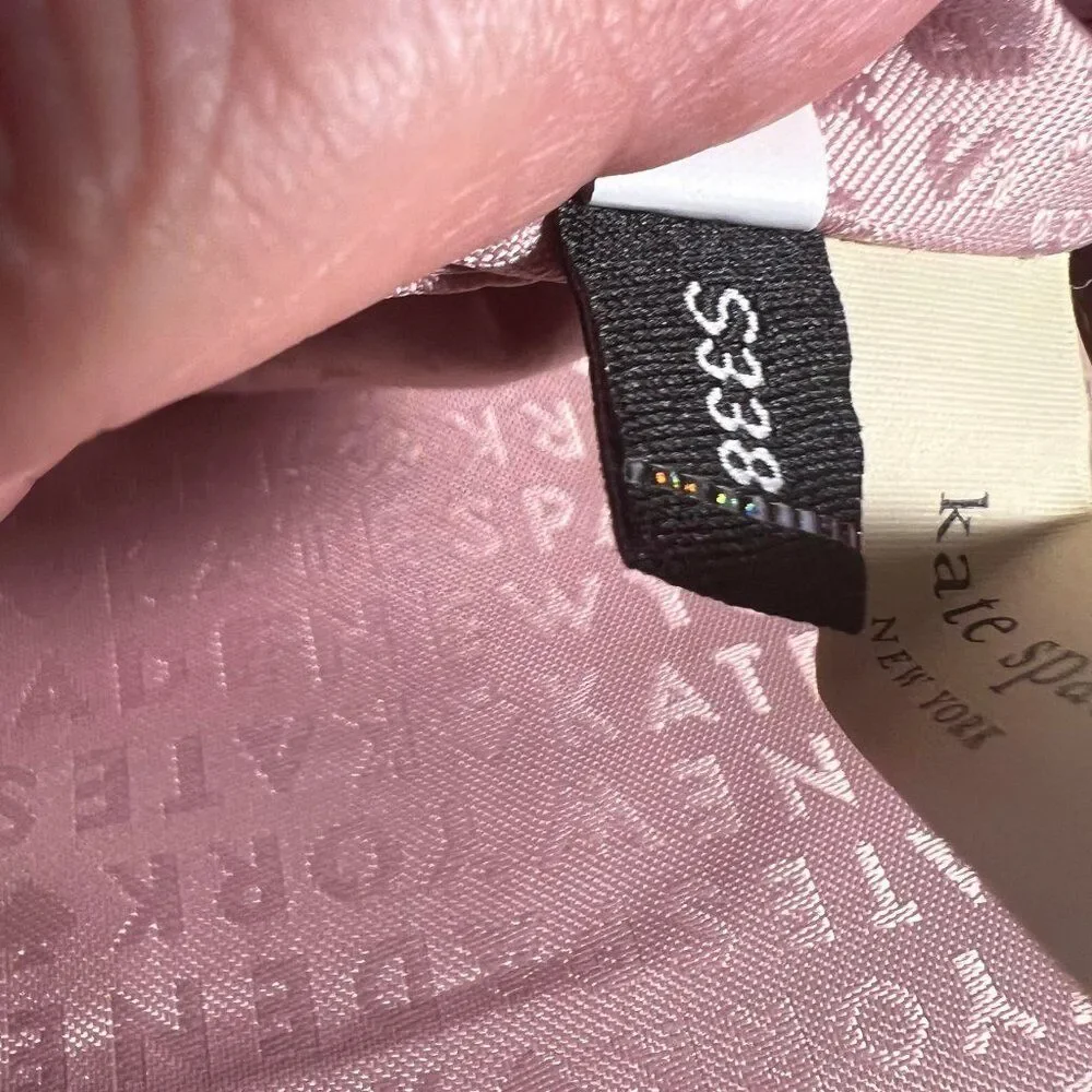 Kate Spade Blush Pink Leather Crossbody Purse with Chain/Leather Strap